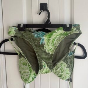 Aerie Green Floral Bikini